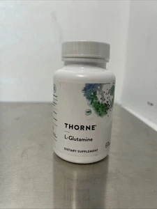 THORNE L-Glutamine 500mg 90 Caps Exp 08/27 FREE SHIPPING - Picture 1 of 4