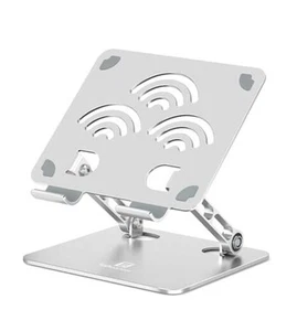 Supporto Tablet Regolabile per Scrivania, Supporto Alluminio Premium per Plus Size Argento - Foto 1 di 8