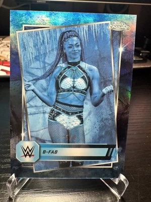 B-FAB 2025 WWE TOPPS CHROME FROZENFRACTOR CASE HIT SSP -5/0 - Image 1 of 2