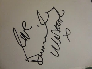 EastEnders Hollyoaks Frank Stubbs DANNIELLA WESTBROOK hand signed card - Picture 1 of 1