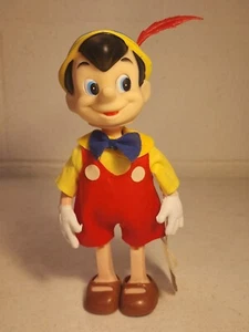 Vintage 60s-70s Walt Disney Pinocchio Doll Hong Kong With Original Tag - Picture 1 of 5