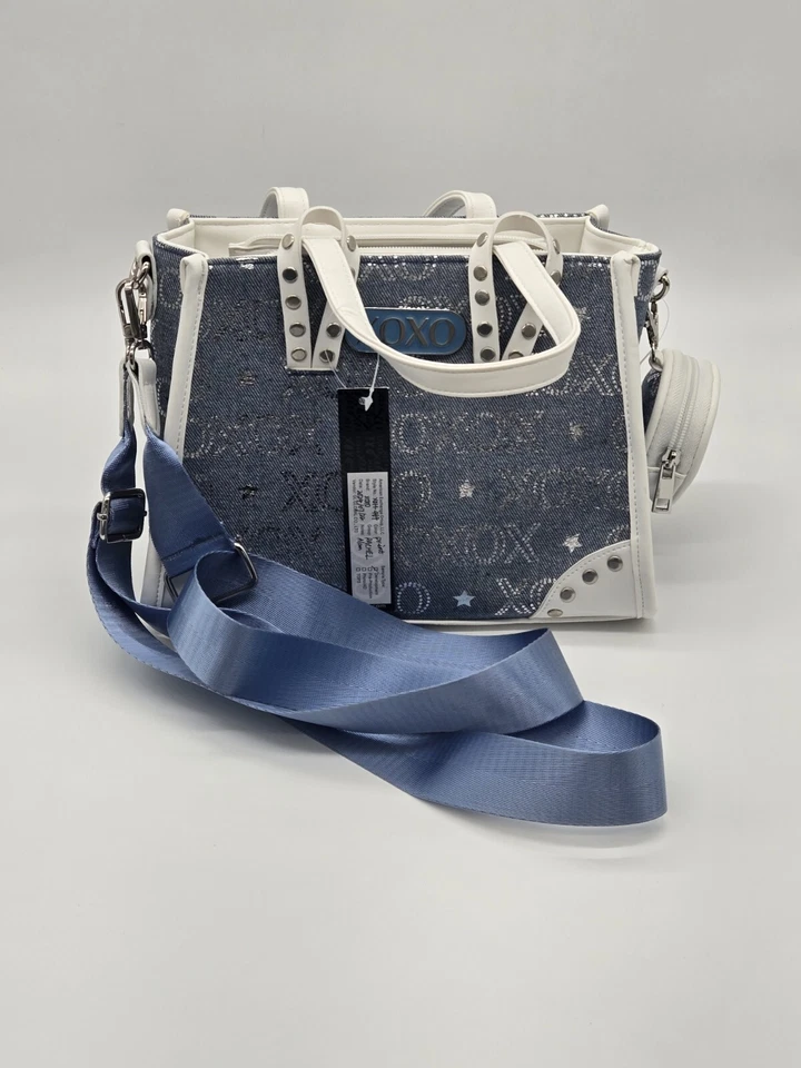 Mini cartera/bolso de mano para mujer XOXO - estampado/blanco con logotipo XOXO - XOH - 464 Foto 1 de 4