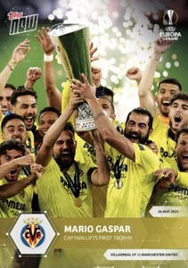 2021 TOPPS NOW UEFA EUROPA LEAGUE EL CARD VILLARREAL MARIO GASPAR #20 CAPTAIN  - Bild 1 von 1