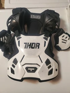 Bonito THOR ""GUARDIÁN"" COFRE TRASERO DEFLECTOR BLANCO JOVEN PEQUEÑO/MEDIANO - Imagen 1 de 7