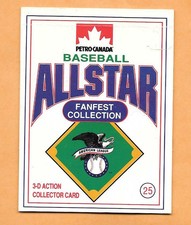 BASEBALL CARDS-1991 PETRO-CANADA  ALL STAR FANFEST  (3-D) RICKEY HENDERSON