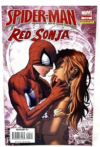 February 2008 Spider-Man Red Sonja 5 Of 5 Michael Turner Cover - Picture 1 of 10