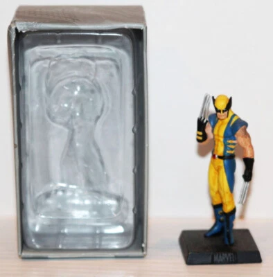Figura de metal The Classic Marvel Figurine Collection Wolverine #2 Eaglemoss 2005 Foto 1 de 4