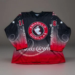 Amarillo Gorillas Make A Wish AOP - Team Issue Hockey Player Jersey Gr. 2XL #16 - Bild 1 von 13