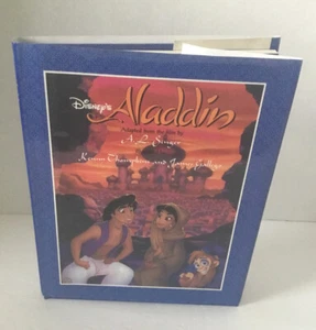 Vtg 1992 1st Ed Hardcover Book ALADDIN Walt Disney  A.L. SINGER Dust Jacket - Imagen 1 de 2