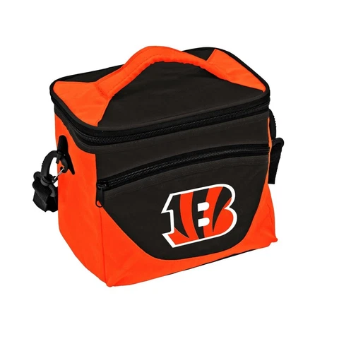 Cincinnati Bengals Halftime Cooler Zipper Insulated Lunch Bag Box Tote 9pk NFL Cover