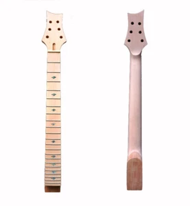 Electric Guitar Neck 22 Fret 25.5 Inch Mahogany Neck Maple Fretboard Nice Inlays - Picture 1 of 7