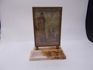 Antique Didisheim Goldschmidt Juvenia La Tour de l' Horloge Hand Painted Clock - Picture 1 of 16