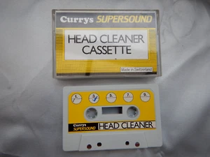 CURRYS SUPERSOUND HEAD CLEANER CASSETTE - Picture 1 of 3