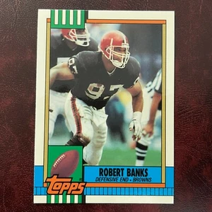 1990 Topps TIFFANY Set ROBERT BANKS ROOKIE #162 BROWNS ** MINT ** HIGH GRADE - Picture 1 of 2