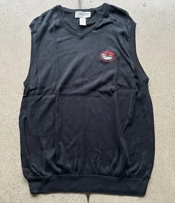 Chaleco tejido vintage Tehama Clint AT&T Pebble Beach Pro-Am torneo de golf talla XL Foto 1 de 4