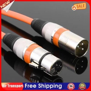 5.9ft DMX Stage DJ Cable XLR 3Pin Male to Female Connector Wire (Orange) AU - Picture 1 of 8