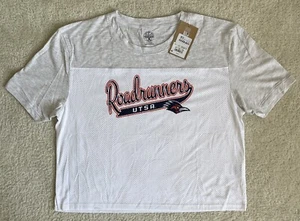 Camiseta para mujer NCAA UTSA Roadrunners canesú blanco y malla talla L - Imagen 1 de 6