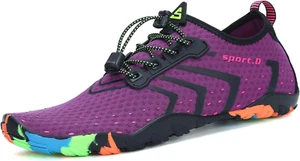 Womens Mens Water Shoes Barefoot Aqua Shoes Quick Dry Beach Swim Shoe for Diving - Picture 1 of 12