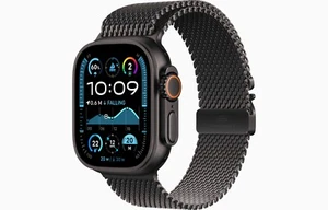 Apple Watch Ultra 2 49mm czarna tytanowa obudowa z czarną mediolańską pętlą GPS i komórką - Zdjęcie 1 z 5
