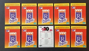 KANSAS CITY ROYALS 1991 Fleer Team Logo Sticker - 10 Count Lot - #W051823R - Picture 1 of 1