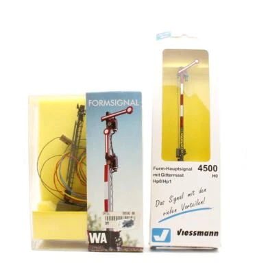 BRAWA/VIESSMANN 'HO' GAUGE PARIS 4500 MAIN SIGNAL & 8930 FORMSIGNAL - Image 1 of 4