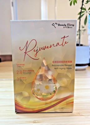 [MY BEAUTY DIARY] Rejuvenate Revital Anti-Aging Facial Mask 5pcs/1box NEW - Image 1 of 4