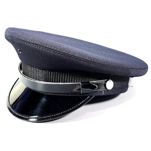 Cappello Midway Cap Vigili del Fuoco 5 Stelle Rotondo Navy Uniforme 7-1/8 Un Occhiello Cinghia - Foto 1 di 20