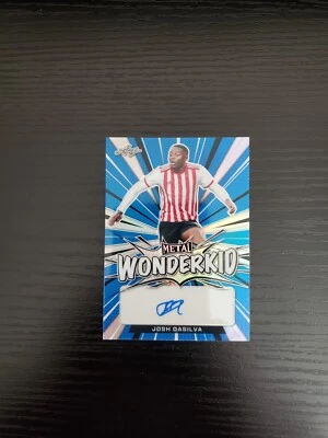 Josh Dasilva - 2022 Leaf Metal Soccer Autograph - BLUE WONDERKID AUTO #25/25 - Image 1 of 2