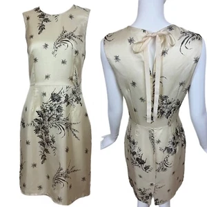 PRADA Early 00's Vintage Silk Delicate Floral Dress - Picture 1 of 8