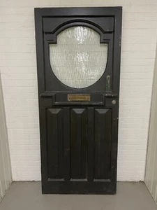 Reclaimed Victorian Edwardian Wooden Panel External Front Door 2130 x 915mm - Picture 1 of 19