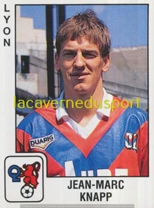 111 JEAN-MARC KNAPP # OLYMPIQUE LYONNAIS STICKER PANINI FOOT 1989 1990 - Bild 1 von 1