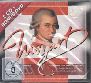 Mozart 2CD + Bonus DVD NEU Symphonies Nos.40 & 41 Jupiter Eine Kleine Nachtmusik - Imagen 1 de 2