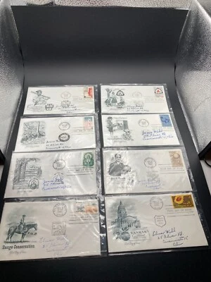 8 First day Issue Cover Stamped Envelopes 1960-1961 - Image 1 of 4