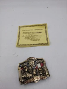 Commemorative 200 Years, American Presidency Belt Buckle. Solid Brass-Red White - Picture 1 of 13