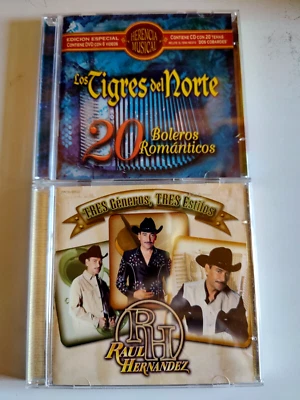 Los Tigres Del Norte "20 Bolero" Raul Hernandez "Tres Generos" 2 Cds & Dvd Combo Foto 1 de 4