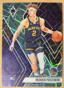 2023-24 Panini Phoenix BRANDIN PODZIEMSKI Teal Lazer Parallel RC #295 Warriors - Foto 1 di 2