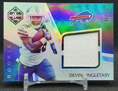 2019 Panini Limited Devin Singletary Rookie Patch #'d/99 Bills - Image 1 of 2