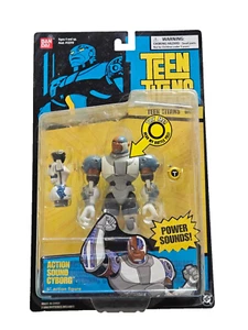 Original DC Teen Titans Go Action Sound Cyborg 5" Action Figure Bandai Age 4+NEW - Picture 1 of 3
