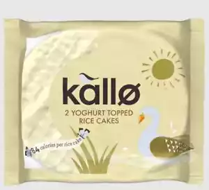 Kallo Kallo Yogurt Topped Rice Cake 33g-5 Pack - Picture 1 of 1