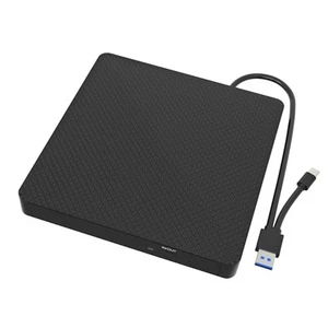 External DVD Writer Drive for Laptop USB 3.0 Type C DVD Player for Laptop - Photo 1/8
