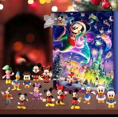 Advent Calendar 2025 with 24 Cute Cartoon Toys - 24 Days Christmas Countdown  - Image 1 of 4