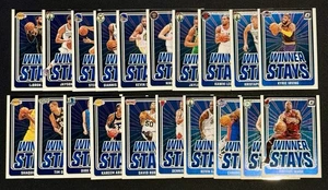 2024-25 NBA Donruss Optic GANADOR PERMANECE CONJUNTO COMPLETO 1-20 LeBron Curry Jokic ++ - Imagen 1 de 4
