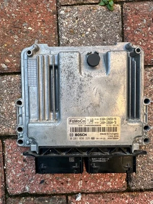 FORD TRANSIT CONNECT ECU CONTROL UNITS KV6A-12A650-YA JV6A-12B684-TB 0281036225 - Image 1 of 3