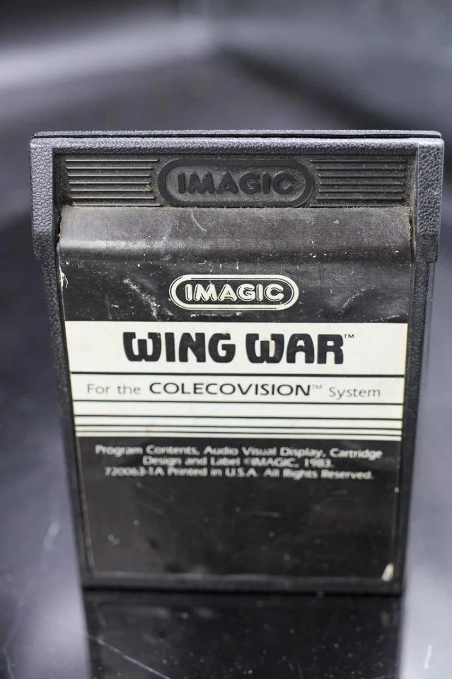 Rare Wing War For COLECOVISION. Works Great Label IMAGIC Game Cartridge Only - Image 1 of 1