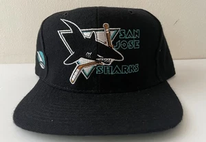 Vintage San Jose Sharks American Needle Blockhead WOOL Hat NWOT, UNWORN Pristine - Picture 1 of 10