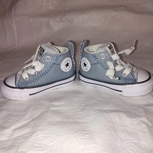 New Converse All Star Infant Lace Up Sneakers Shoes Baby Size 2 - Picture 1 of 7