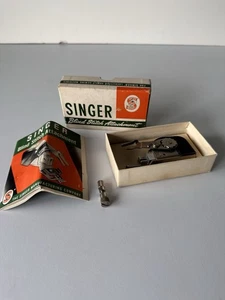 1949 Singer Blind Stitch Attachment #160616 With Box, Foot, Manual & Screw VTG. - Picture 1 of 10