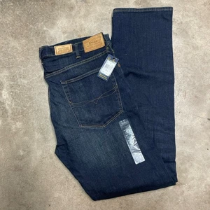 NEU Polo Ralph Lauren Hampton Relaxed Straight Blue Jeans 38Tx36 Medium Wash Neu mit Etikett - Bild 1 von 5