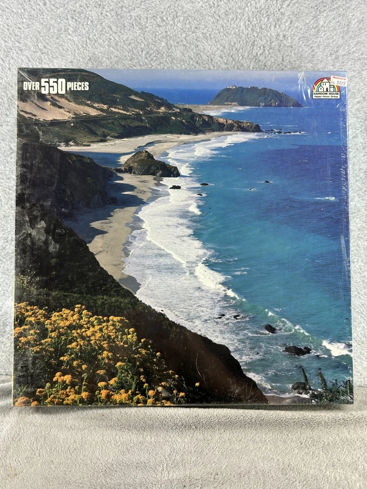 Vintage Big Sur Coastline California Puzzle Over 550 Pieces 20”x 20” - SEALED!! - Image 1 of 4