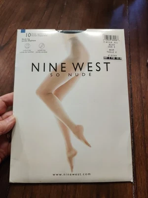 Pantimedias Negras Nine West So Nude Talla 2 Nuevo de Lote Antiguo Foto 1 de 2